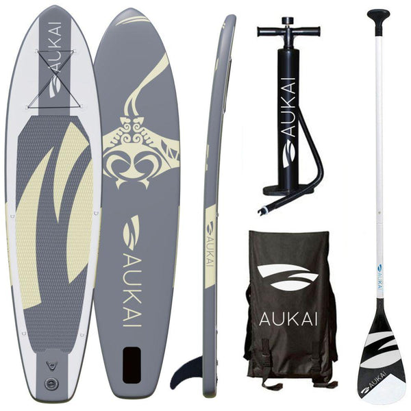 Aukai - Manta Inflatable Paddleboard (Grey)