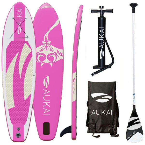 Aukai - Manta Inflatable Paddleboard (Pink)