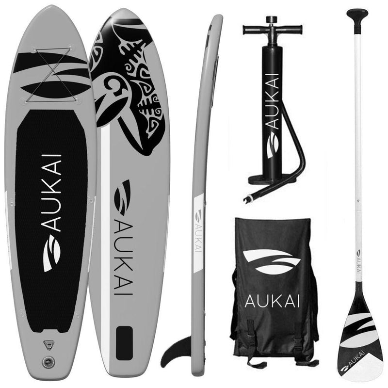 Aukai - Ocean Inflatable Paddleboard (Grey)