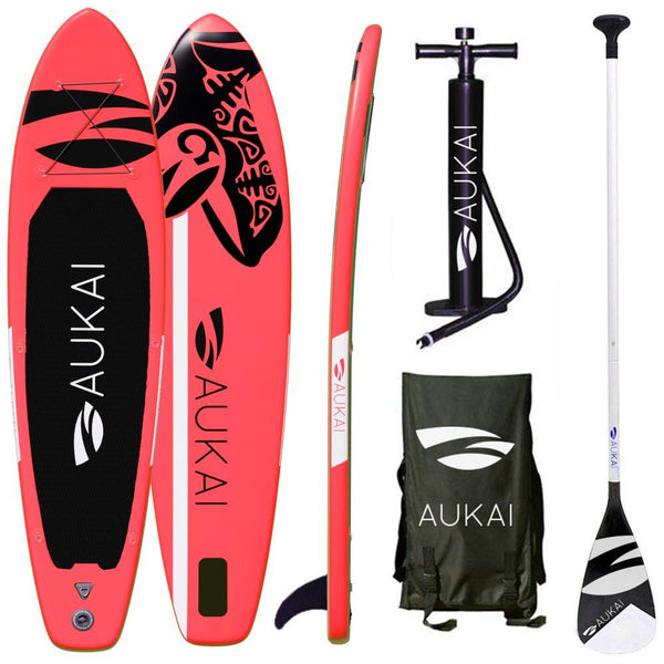 SUP Warehouse - Aukai - Ocean Inflatable Paddleboard (Red)