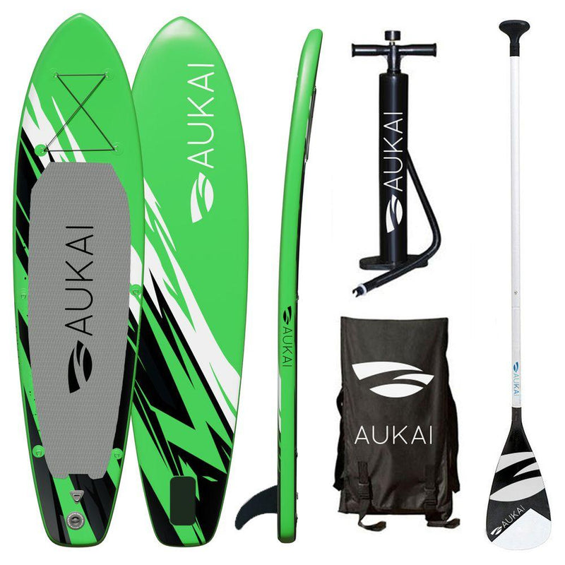SUP Warehouse - Aukai - Sport Inflatable Paddleboard (Green)