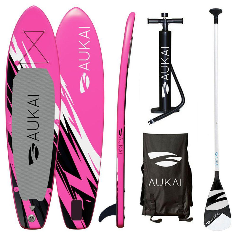 SUP Warehouse - Aukai - Sport Inflatable Paddleboard (Pink)