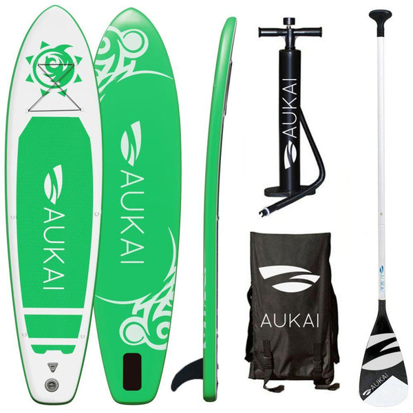 SUP Warehouse - Aukai - Tribal Inflatable Paddleboard (Green)