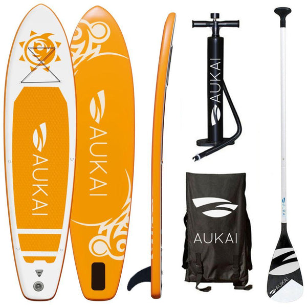 Aukai - Tribal Inflatable Paddleboard (Orange)