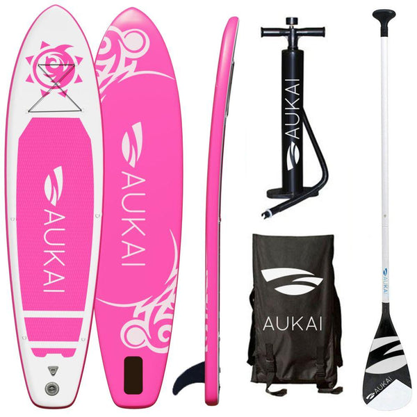 Aukai - Tribal Inflatable Paddleboard (Pink)