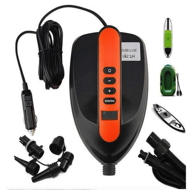 CoolSurf - Electric Paddleboard Pump (Black/Orange)