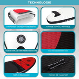 SUP Warehouse - Stand Up 10'8 Paddleboard (Red)