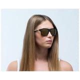 Bubble Polarised Sunglasses (Black/Brown)