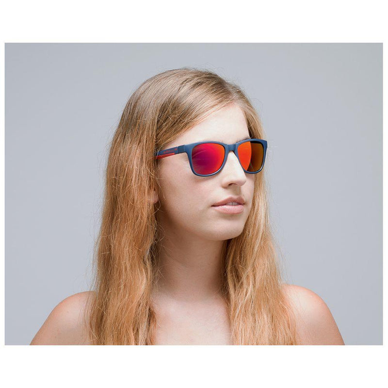 Indy Polarised Sunglasses (Matt Dark Blue/Smoke)