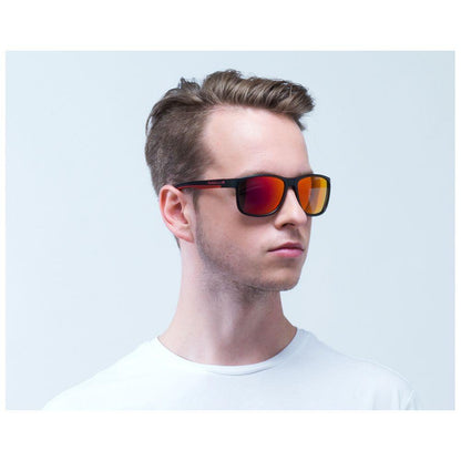 Polarisierte Twist-Sonnenbrille (Schwarz/Rauch)