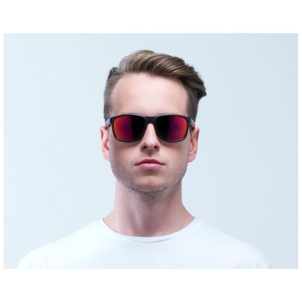 Polarisierte Twist-Sonnenbrille (Schwarz/Rauch)