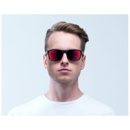 Polarisierte Twist-Sonnenbrille (Schwarz/Rauch)