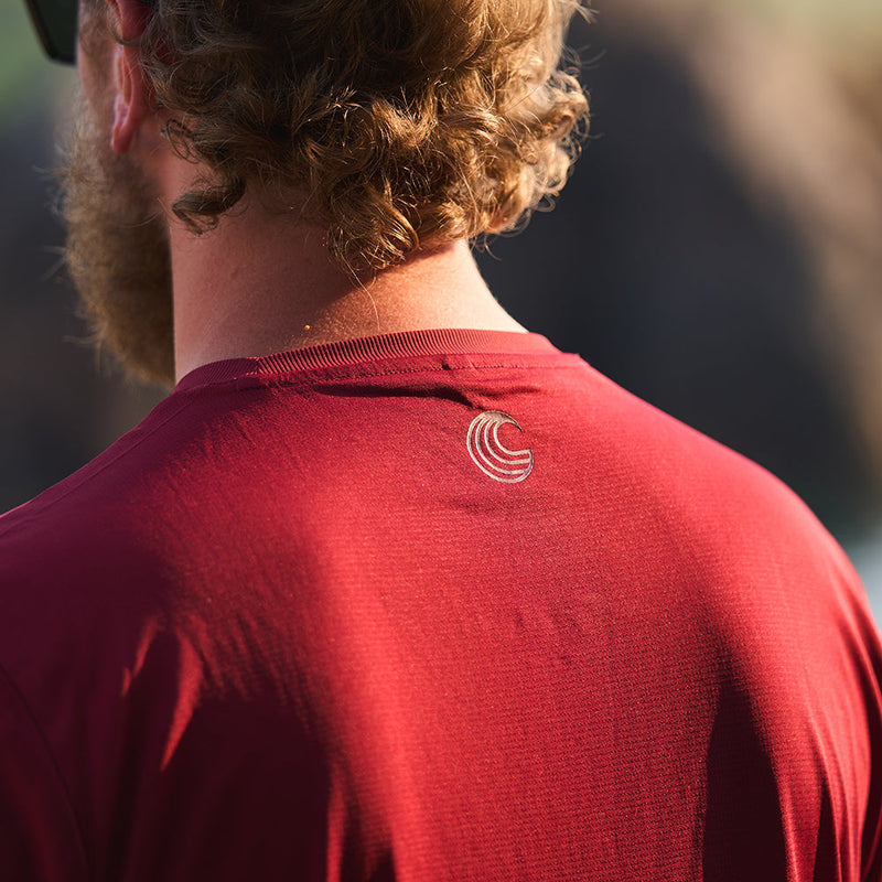 SUP Warehouse - Samphire - Mens Breeze T-Shirt (Deep Red)