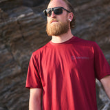 SUP Warehouse - Samphire - Mens Breeze T-Shirt (Deep Red)