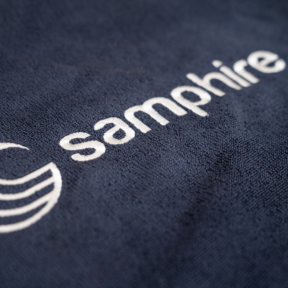 SUP Warehouse - Samphire - Towel Short Sleeve Changing Robe (Atlantis Navy)