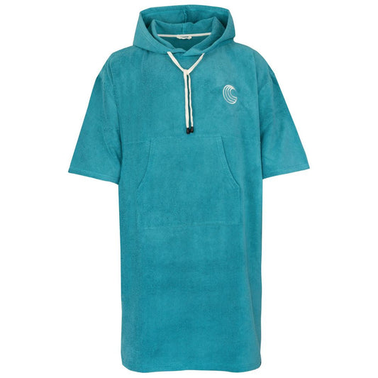 SUP Warehouse - Samphire - Towel Short Sleeve Changing Robe (Ionian Teal)