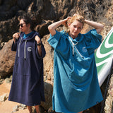 SUP Warehouse - Samphire - Towel Short Sleeve Changing Robe (Ionian Teal)