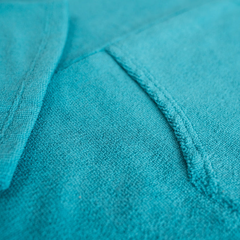 SUP Warehouse - Samphire - Towel Short Sleeve Changing Robe (Ionian Teal)