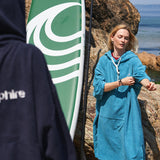 SUP Warehouse - Samphire - Towel Short Sleeve Changing Robe (Ionian Teal)