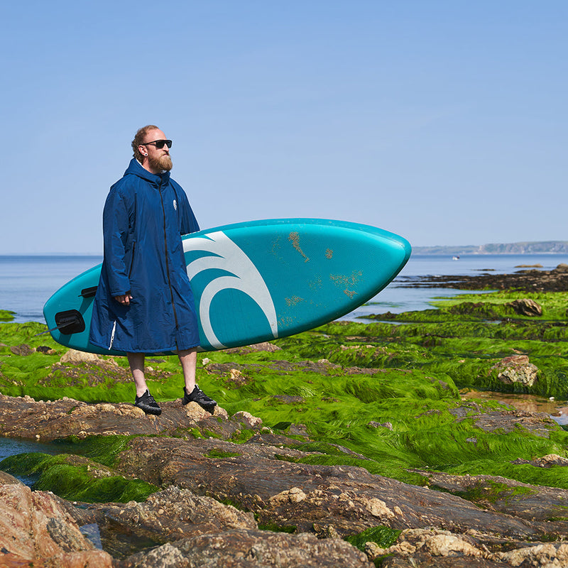 SUP Warehouse - Samphire - Weatherproof Long Sleeve Changing Robe (Atlantis Navy)