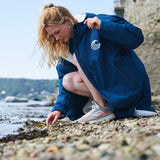 SUP Warehouse - Samphire - Weatherproof Long Sleeve Changing Robe (Atlantis Navy)