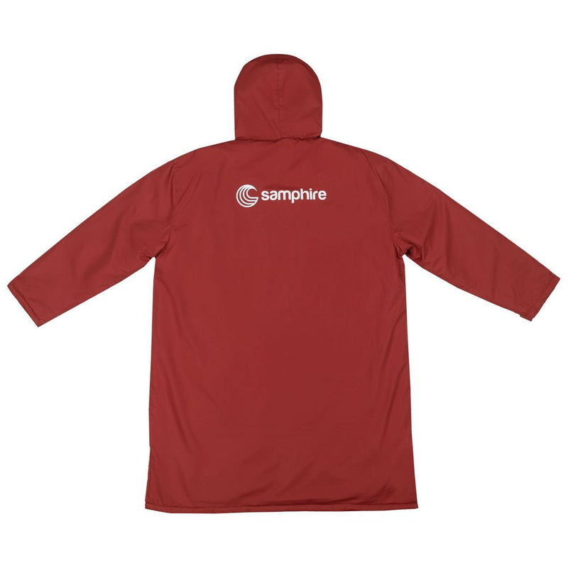 SUP Warehouse - Samphire - Weatherproof Long Sleeve Changing Robe (Deep Red)