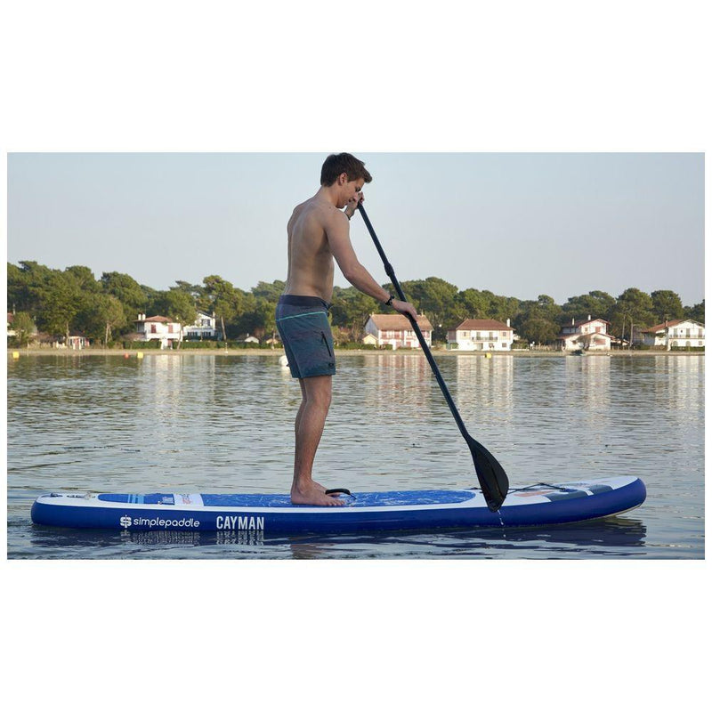 Simple Paddle - Cayman 10' Inflatable SUP Package (Dark Blue/White)