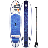 Simple Paddle - Cayman 10' Inflatable SUP Package (Dark Blue/White)