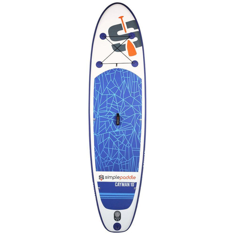 Simple Paddle - Cayman 10' Inflatable SUP Package (Dark Blue/White)