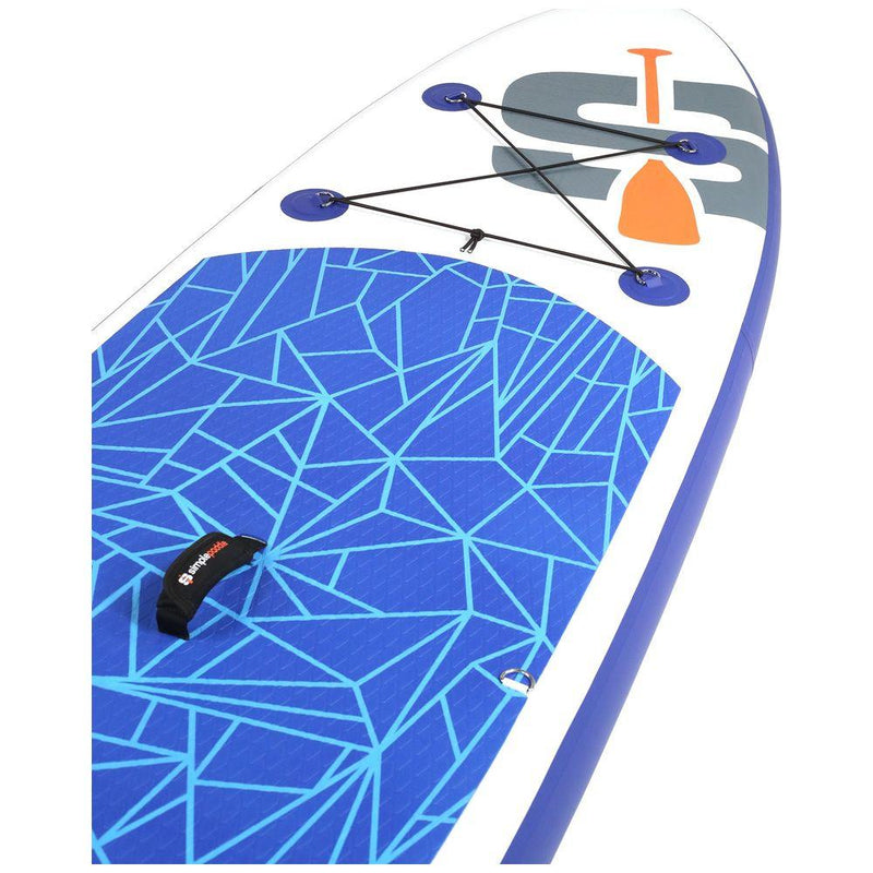 Simple Paddle - Cayman 10' Inflatable SUP Package (Dark Blue/White)