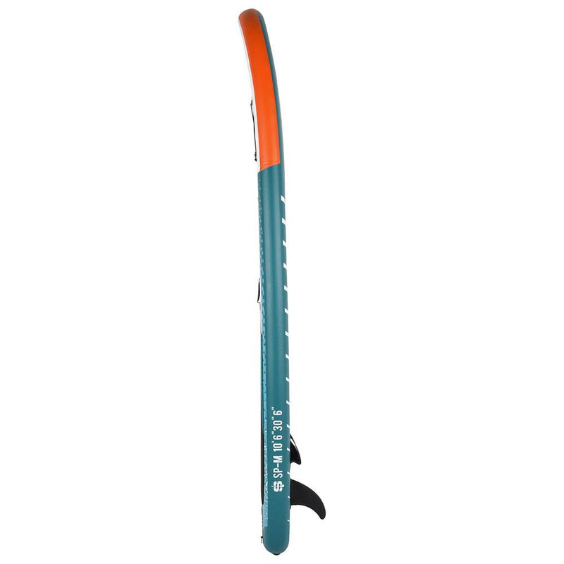 SUP Warehouse - Simple Paddle - M 10'6" Inflatable SUP Package (Blue/White/Orange)