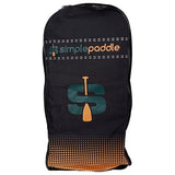 SUP Warehouse - Simple Paddle - Transport Trolley Bag (Black/Orange)