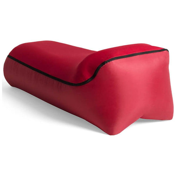 Inflatable Lounger With Cover (Chili Red)