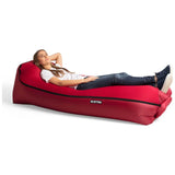 Inflatable Lounger With Cover (Chili Red)