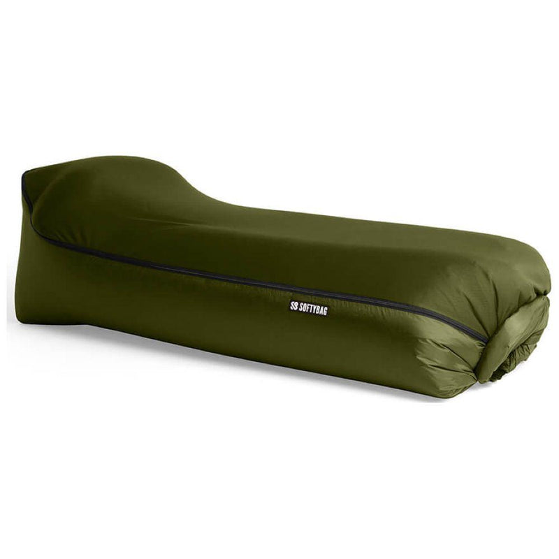 SUP Warehouse - Softybag - Inflatable Lounger With Cover (Olive Green)
