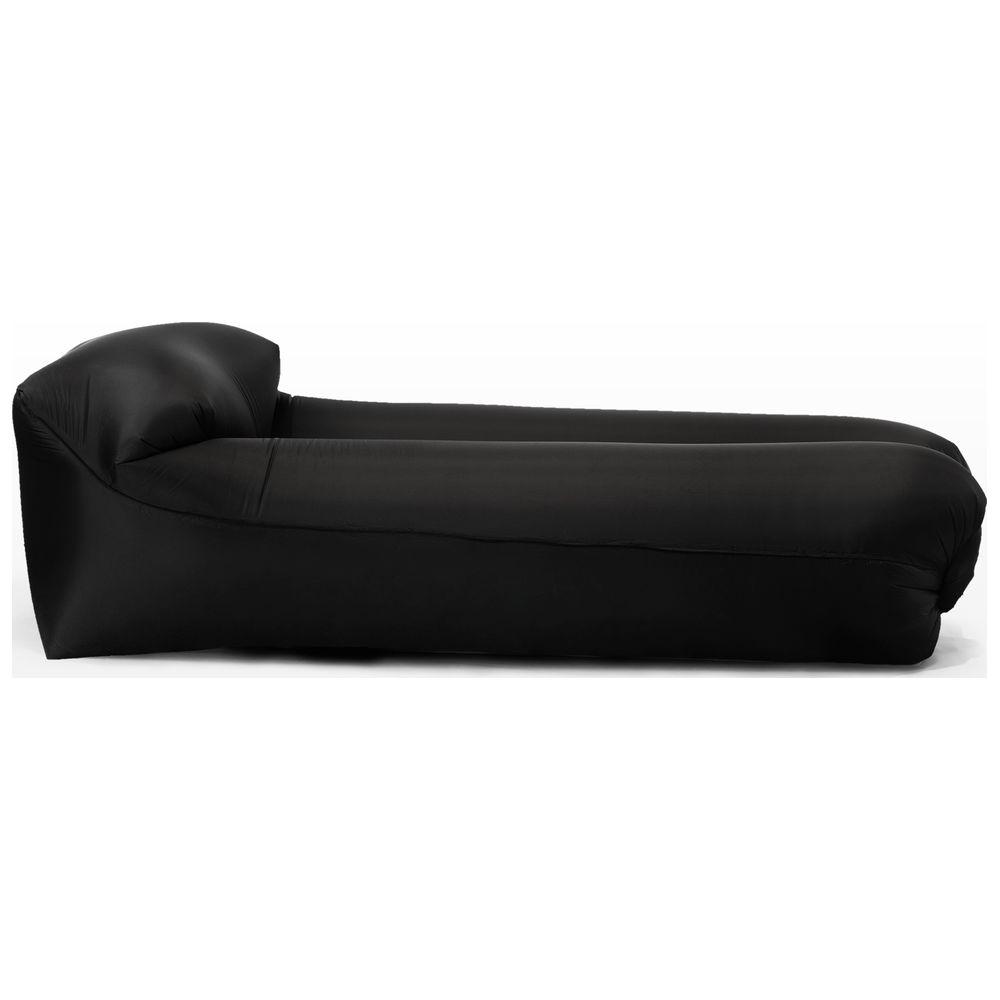 Aufblasbarer Loungesessel aus Polyester (Mitternachtsschwarz)