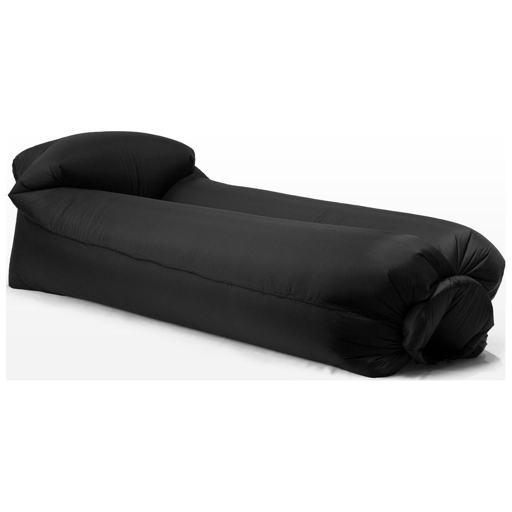 Aufblasbarer Loungesessel aus Polyester (Mitternachtsschwarz)