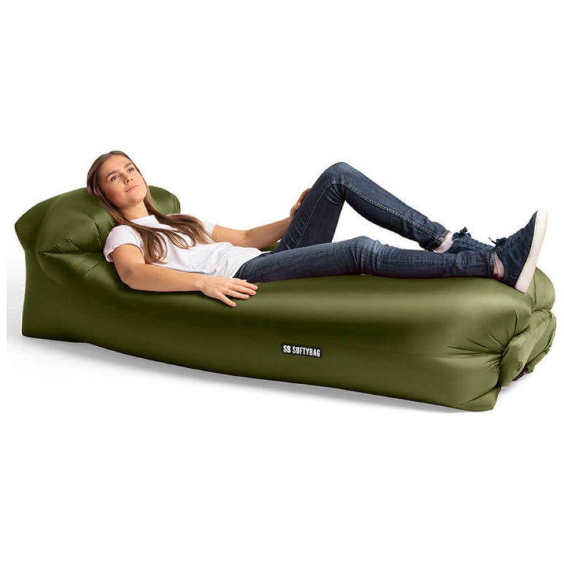 Original Inflatable Lounger (Olive Green)