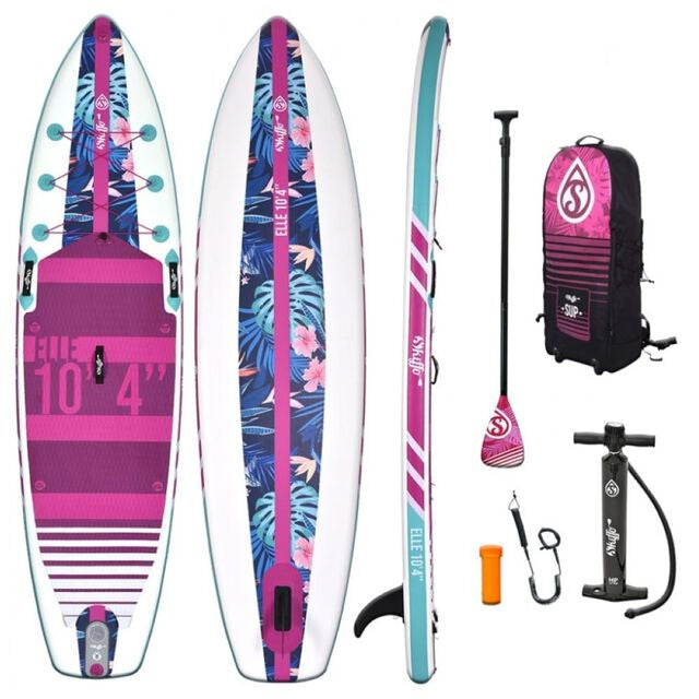Elle 10'4" aufblasbares SUP-Paket (Rosa)
