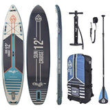 SUP Warehouse - Skiffo - Sun Cruise 12' Inflatable SUP Package (Blue)