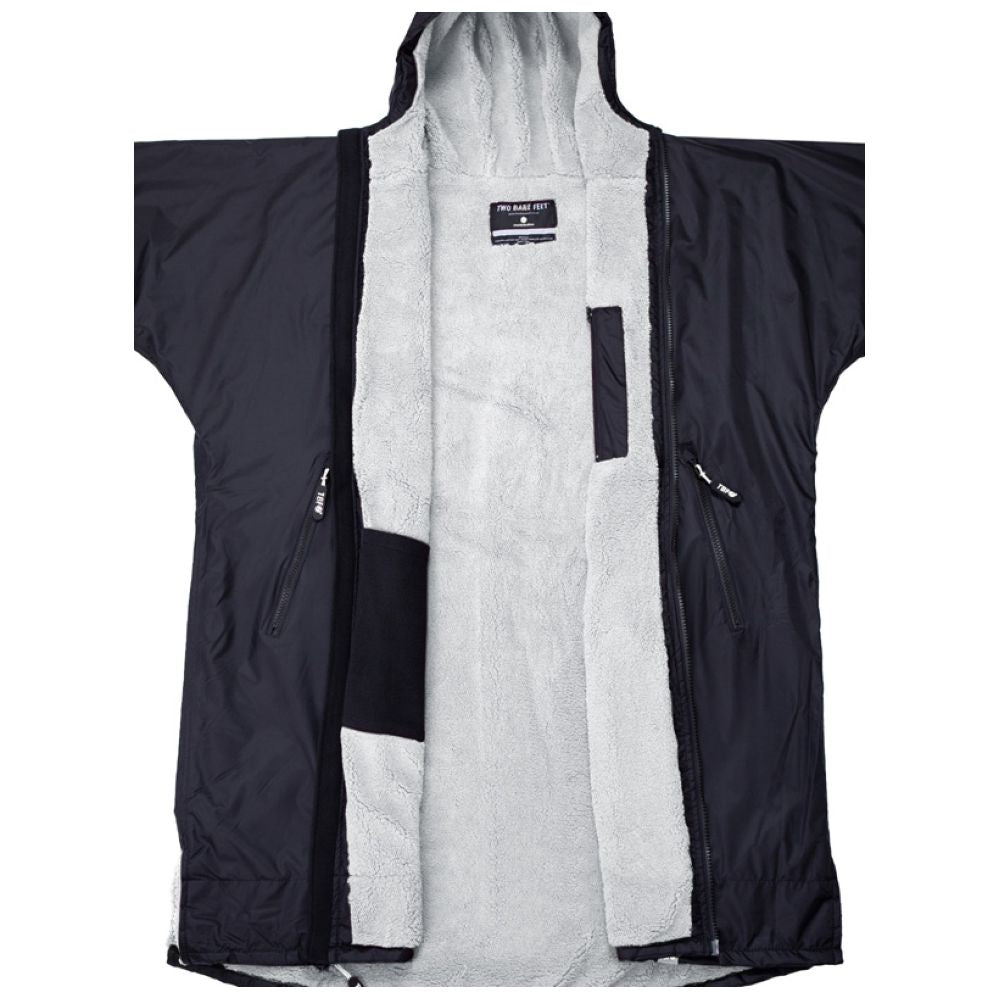 Kids Weatherproof Changing Robe (Black/Grey)