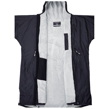 Kids Weatherproof Changing Robe (Black/Grey)