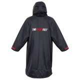 Kids Weatherproof Changing Robe (Black/Red)