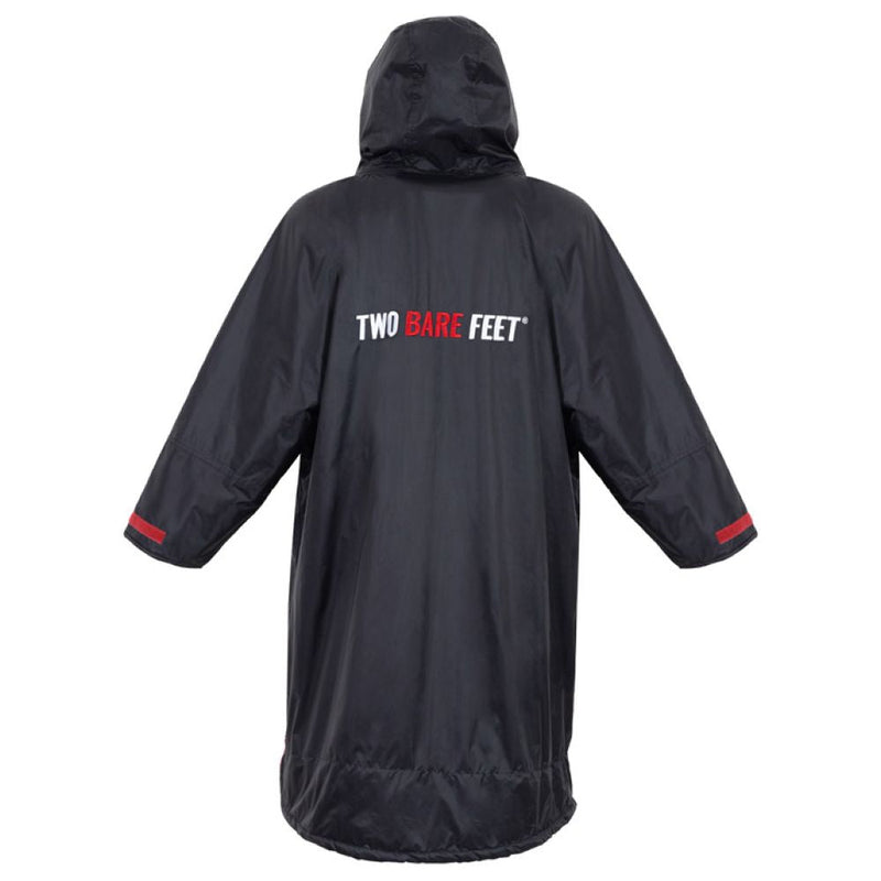 Kids Weatherproof Changing Robe (Black/Red)