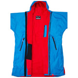 Kids Weatherproof Changing Robe (Blue/Red)