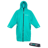 SUP Warehouse - Two Bare Feet - Kids Weatherproof Changing Robe (Teal/Teal)