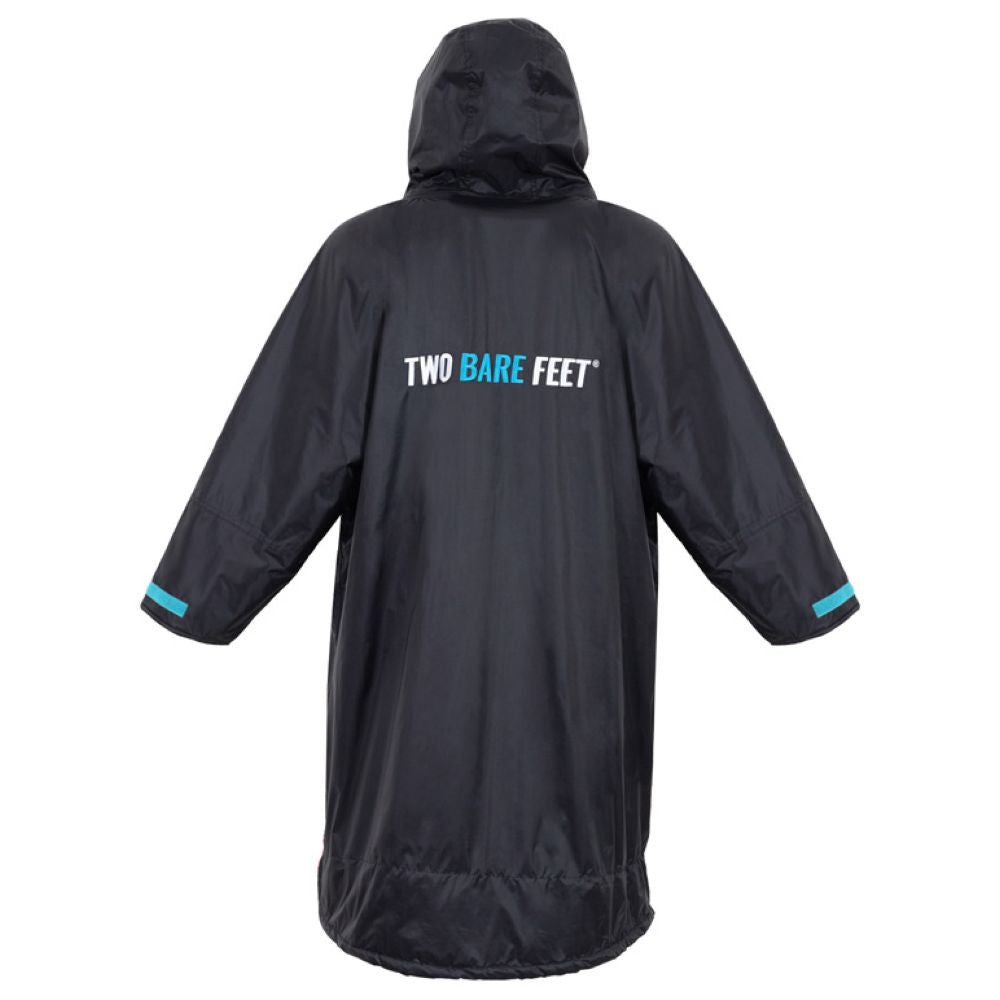 Two Time Robe SUP Warehouse - Two Bare Feet - Weatherproof Changing Robe (Black/Blue)