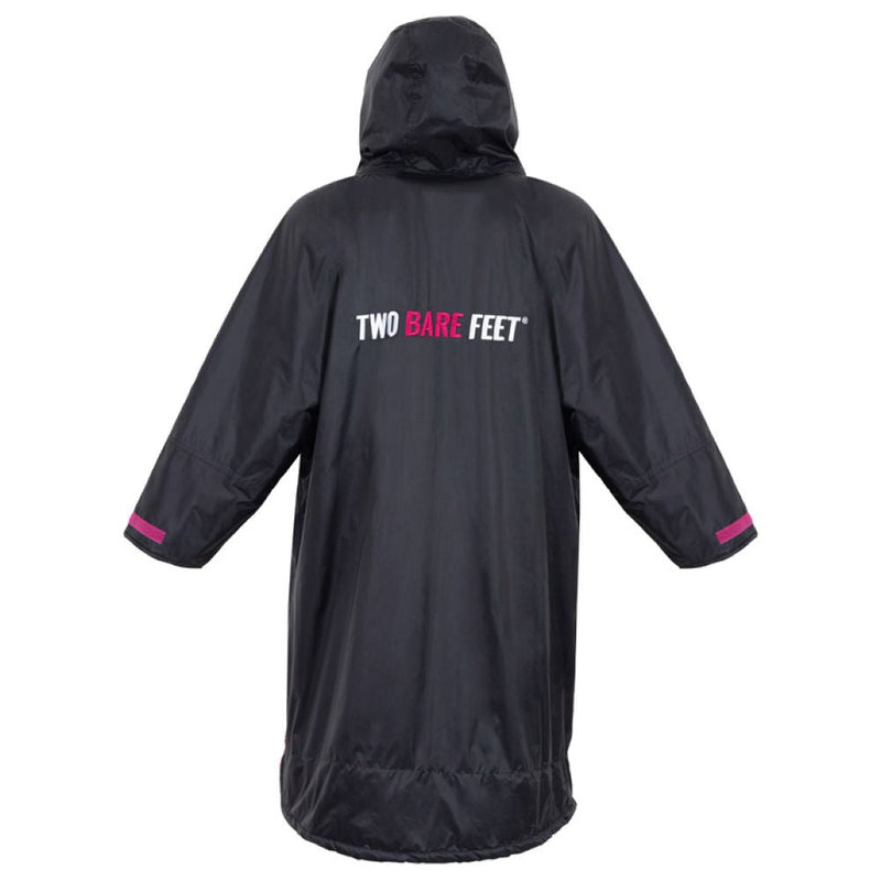 SUP Warehouse - Two Bare Feet - Weatherproof Changing Robe (Black/Raspberry)