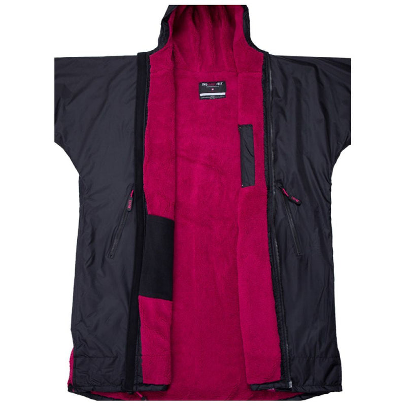 Weatherproof Changing Robe (Black/Raspberry)