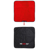 SUP Warehouse - Two Bare Feet - Weatherproof Changing Robe (Black/Red)